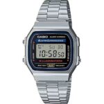 Casio Digital Alarm Chrono Stainless Steel A168wa-1wdf A168wa-1w Unisex Watch