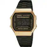 Casio Vintage Iconic - Gold & Black (A168WEGB-1BEF) Unisex WATCHES
