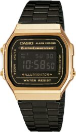 Casio Vintage Iconic - Gold & Black (A168WEGB-1BEF) Unisex Watch