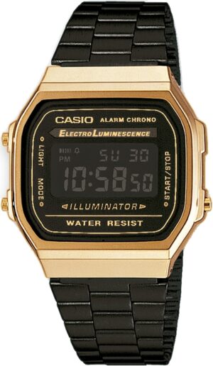 Casio Vintage Iconic - Gold & Black (A168WEGB-1BEF) Unisex Watch