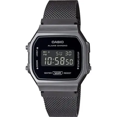 Casio Vintage Iconic - Black (A168WEMB-1BEF) Men WATCHES