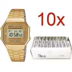 Casio Vintage A168wg-9e **pack 10 Pcs** (A168WG-9E-10) Unisex WATCHES
