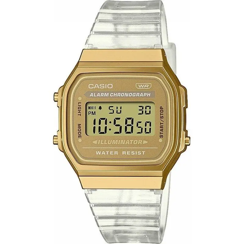 Casio Vintage iconic gold jelly (a168xesg-9aef) - Unisex Watch