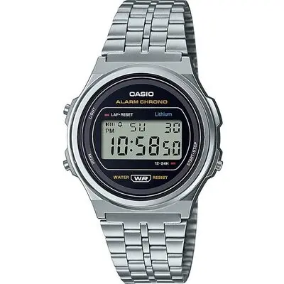 Casio Vintage Round - Black (A171WE-1AEF) Men WATCHES