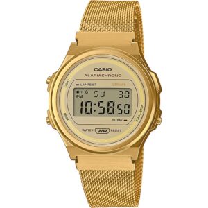 Casio Vintage Round - Gold Mesh (A171WEMG-9AEF) Unisex Watch