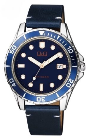 Q&q Gent Date (A172J322Y) Men's Watch