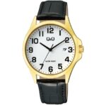 Q&q Gent Date (A480J104Y) Men's Watch