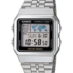 Casio Alarm World Time Digital A500WA-1DF Men's Watch