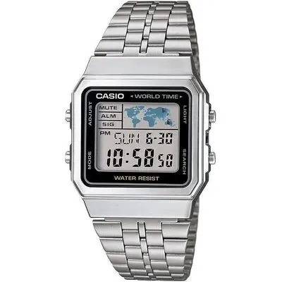 Casio Alarm World Time Digital A500WA-1DF Men's Watch