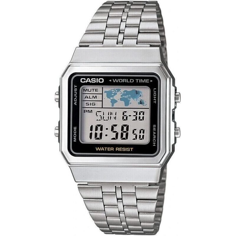 Casio Alarm World Time Digital A500wa-1df Men's Watch