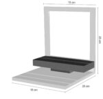 8 Watches Display 2 Levels 18 X 25 + Photo 18 X 25 - Made In Italy (A52 EXPO)  Watch