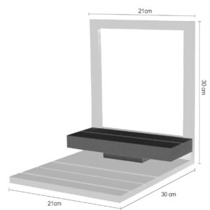 12 Watches Display 2 Levels 21 X 30 + Photo 21 X 30 - Made In Italy (A53 EXPO) Unisex WATCHES