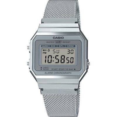 Casio Vintage Iconic Slim Design - Silver Mesh (A700WEM-7AEF) Unisex WATCHES