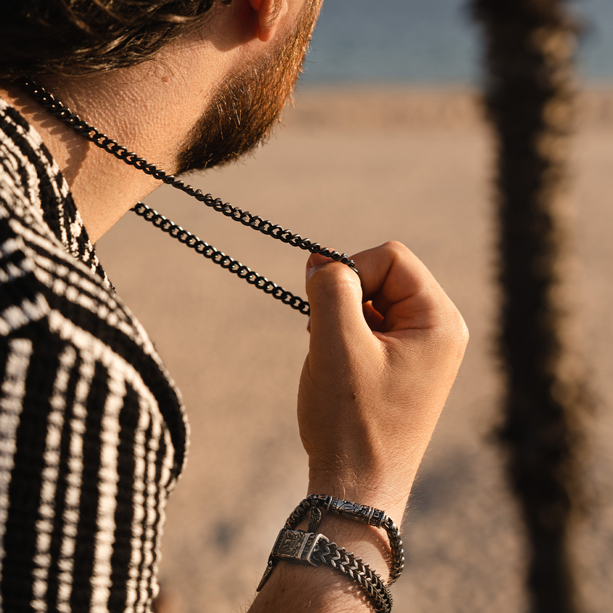 An Jewels Men's Necklace (aa-c253crs) - Image 2