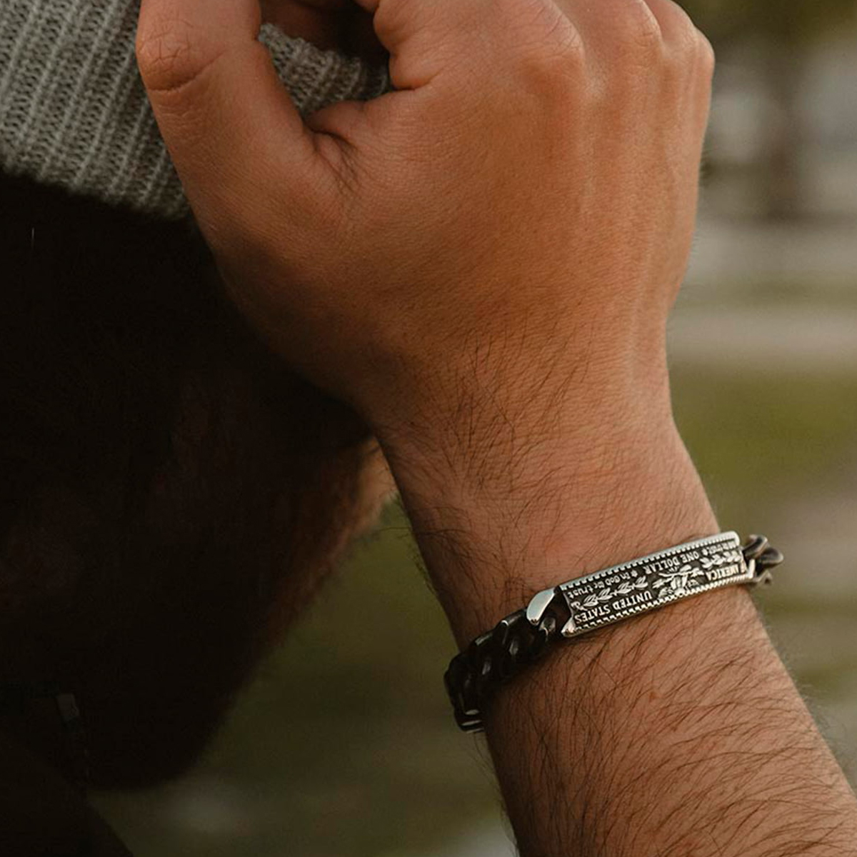 An Jewels Men's Bracelet (aa-p253) - Image 2