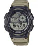 Casio Sport Diver - World Time Illuminator 5 Alarms. 10 Years Battery (AE-1000W-5AVEF) Men's Watch