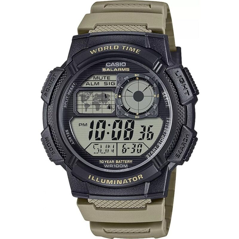 Casio Sport Diver - World Time Illuminator 5 Alarms