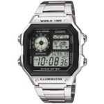 Casio Digital World Time WR100M AE-1200WHD-1AVDF AE-1200WHD-1AV Men's Watch