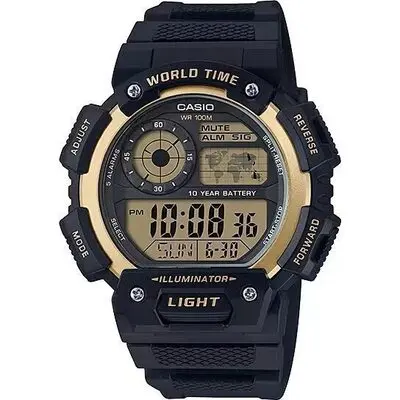 Casio Sport Diver - Illuminator Worldtime (AE-1400WH-9AVDF) Men WATCHES