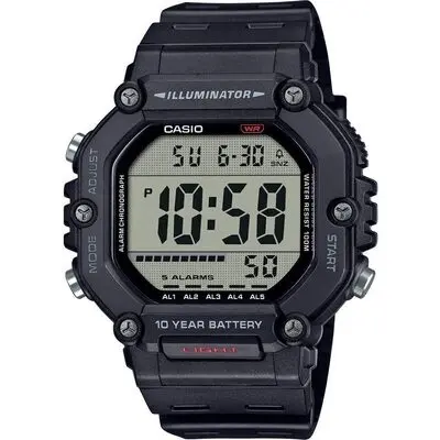 Casio Sport Collection Oversize 10 Years Battery - Black (AE-1600H-1AVEF) Men WATCHES