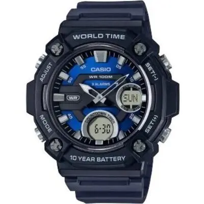 Casio Oversize 10 Year Battery (AEQ-120W-2AVDF) Men WATCHES