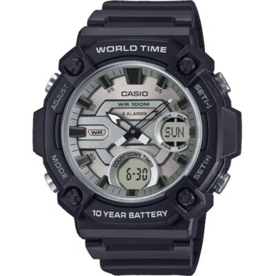 Casio Sport Oversize 10 Year Battery - Silver (AEQ-120W-7AVDF) Men WATCHES