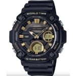 Casio Sport Oversize 10 Year Battery - Gold (AEQ-120W-9AVDF) Men WATCHES