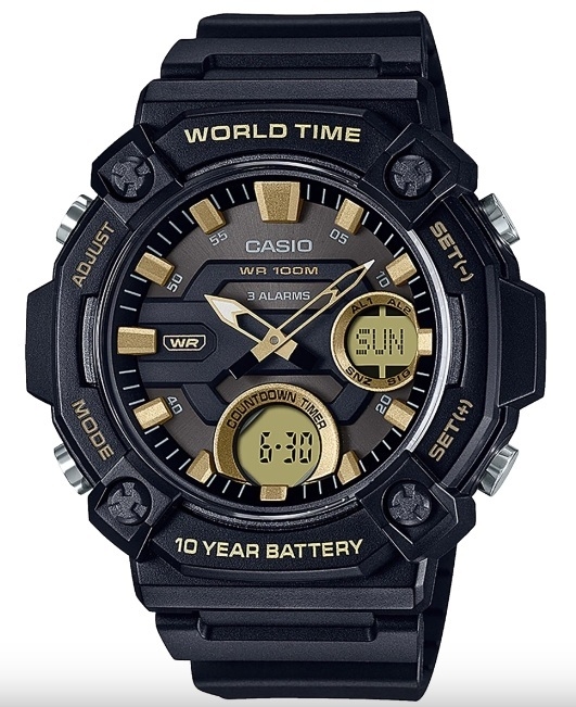 Casio Oversize 10 Year Battery (AEQ-120W-9AVDF) Men's Watch