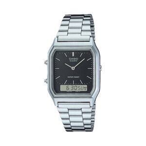 Casio Vintage Edgy Collection Sunray Dial - Black (AQ-230A-1DMQYES) Unisex Watch