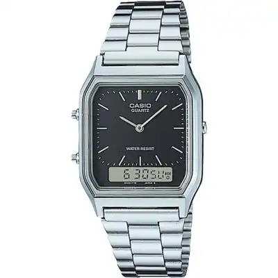Casio Vintage Edgy Collection Sunray Dial - Black (AQ-230A-1DMQYES) Unisex WATCHES