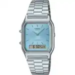 Casio Vintage Edgy Collection Sunray Dial - Light Blue (AQ-230A-2A1MQYES) Unisex WATCHES