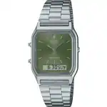 Casio Vintage Edgy Collection Sunray Dial - Green Moss (AQ-230A-3AMQYES) Unisex WATCHES
