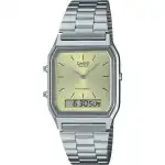 Casio Vintage Edgy Collection Sunray Dial - Green Lemon (AQ-230A-9AMQYES) Unisex WATCHES