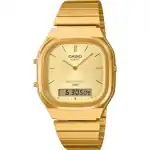Casio Vintage Edgy Rounded Square - Gold (AQ-240EG-9AEF) Unisex WATCHES