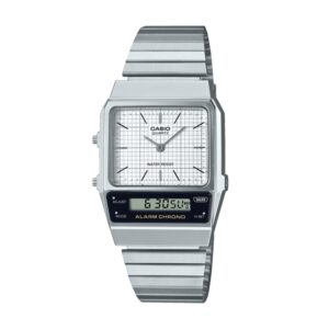 Casio Vintage Edgy Collection Retro Dial - White ***special Price*** (AQ-800E-7AEF) Unisex Watch