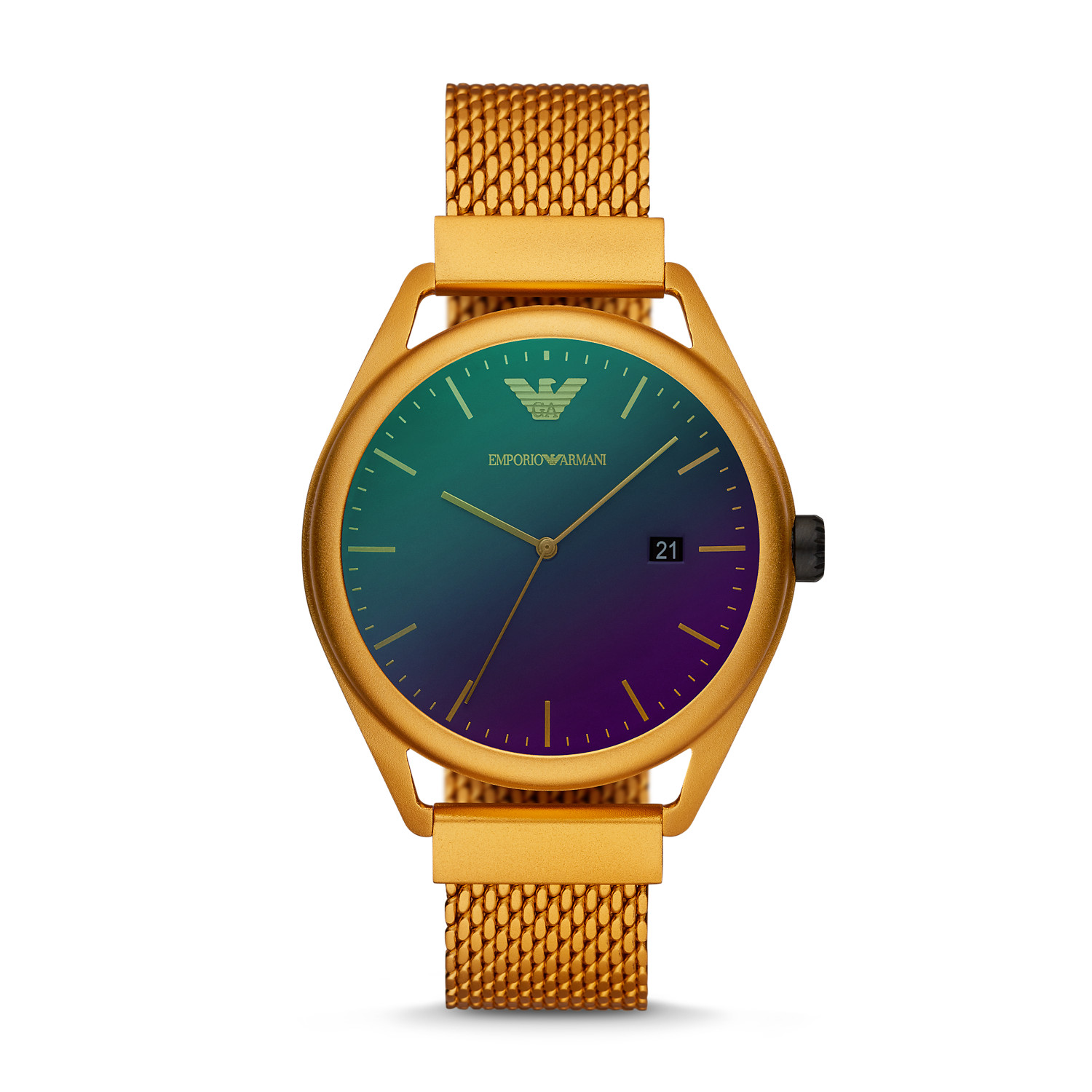 Emporio Armani Matteo Purple Dial Quartz AR11327 Men's Watch