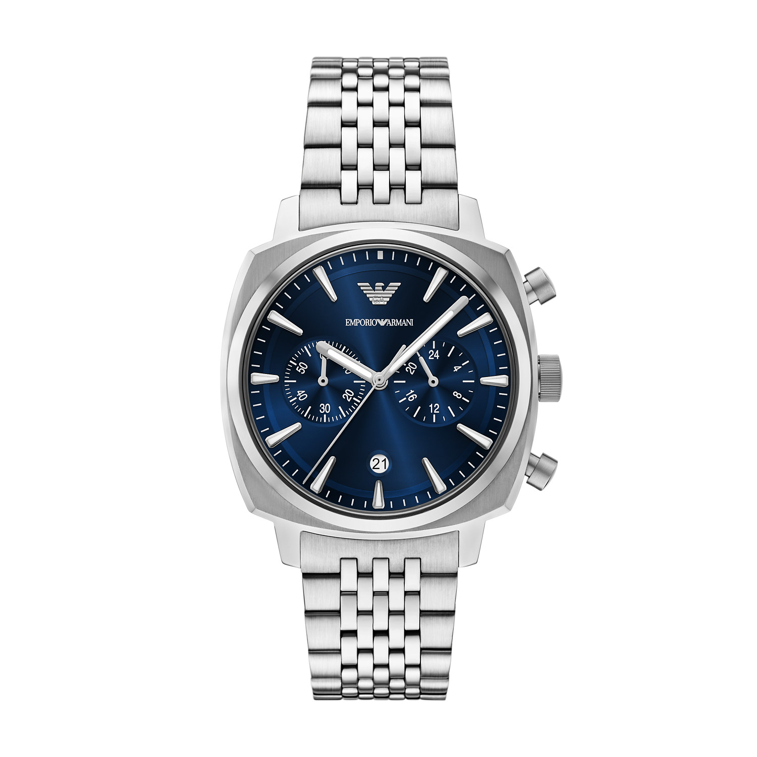 Emporio Armani Chronograph Stainless Steel Blue Dial Quartz AR11688 Men's Watch