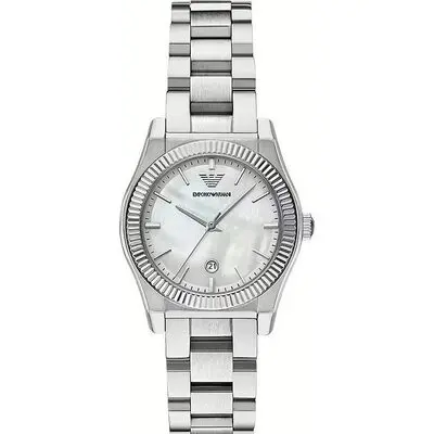 Emporio Armani Stainless Steel Mother Of Pearl Dial Quartz AR11723 Women's Watch