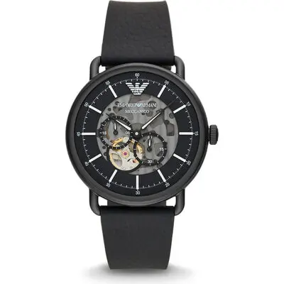 Emporio Armani Men's Watch (ar60028) - aviator Collection meccanico