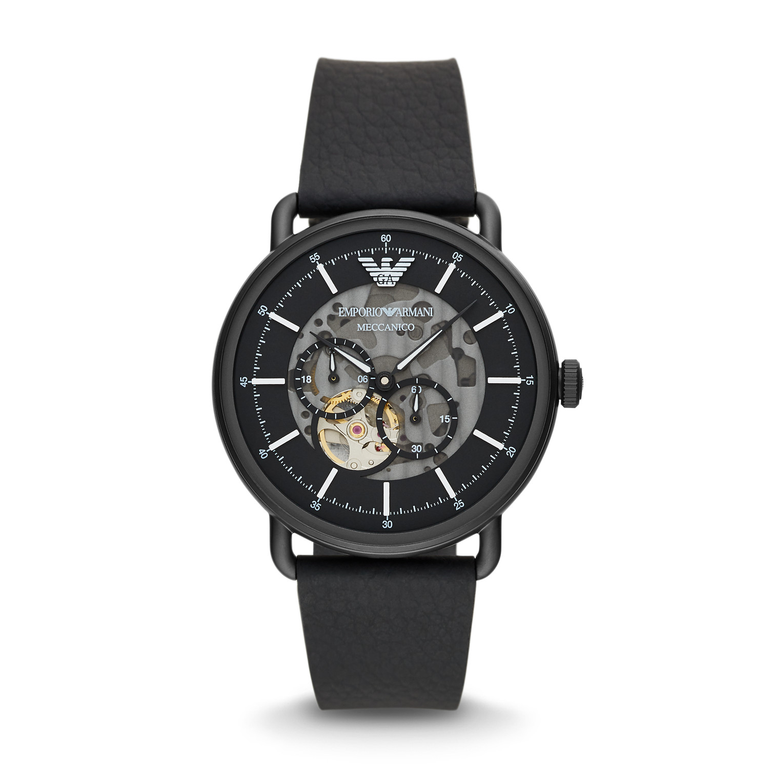 Emporio Armani Men's Watch (ar60028) - aviator Collection meccanico