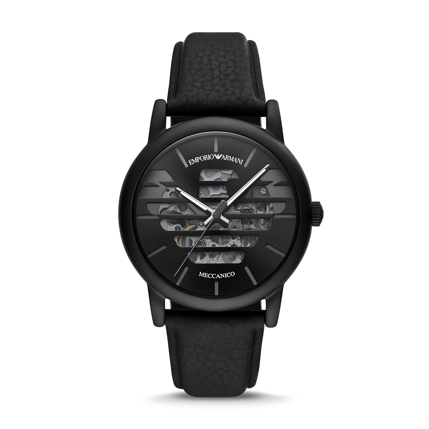 Emporio Armani Luigi Skeleton Leather Automatic AR60032 Men's Watch