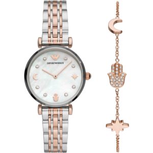 Emporio Armani Gianni Set + Bracelet (AR80037) Women's Watch