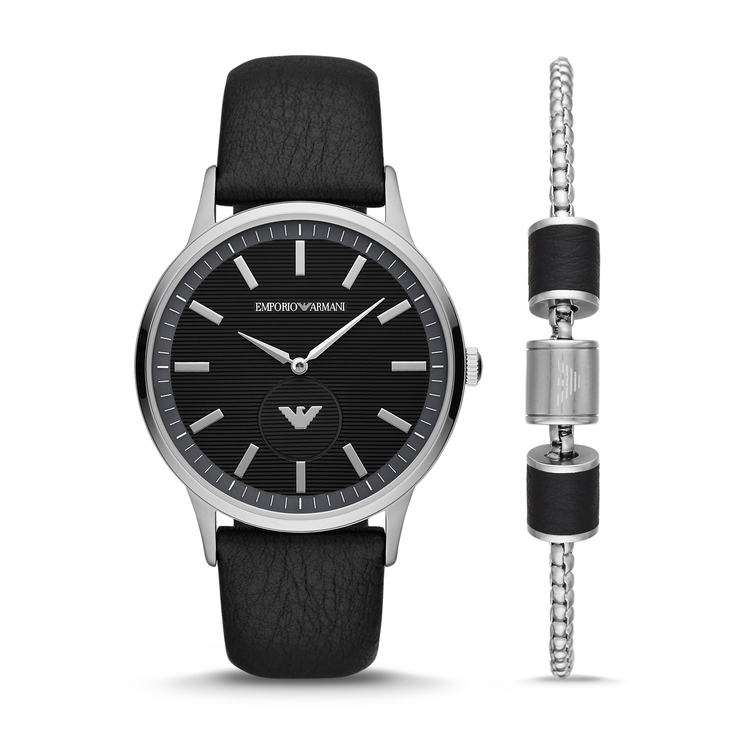 Emporio Armani Renato Black Dial Quartz AR80039 Men's Watch