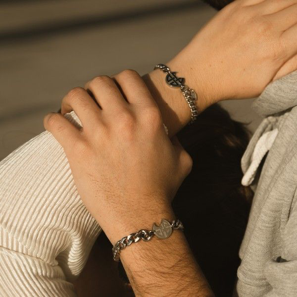 An Jewels Men's Bracelet (av-bwglb04s) - Image 2