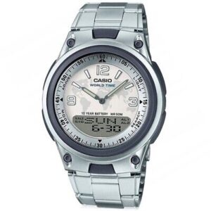 Casio Classic World Time Telememo 3d (AW-80D-7A2VDF) Men's Watch
