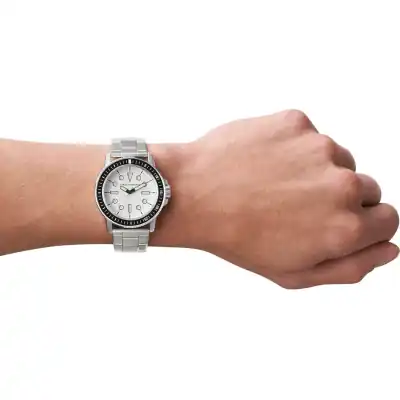 Armani Exchange Stainless Steel White Dial Quartz AX1853 Men’s Watch - AX1853