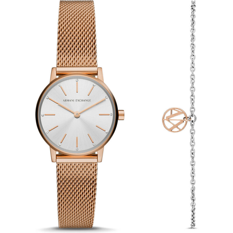 A|x Armani exchange Women's Watch and Bracelet Jewellery Set (ax7121) - lola Collection