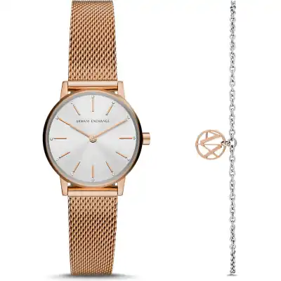 A|x Armani exchange Women's Watch and Bracelet Jewellery Set (ax7121) - lola Collection