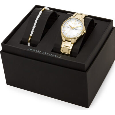 A|x Armani exchange Men's Watch and Bracelet Jewellery Set (ax7139set) - hampton Collection