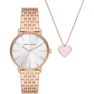 Armani Exchange Lola Set + Necklace (AX7145SET) Women's Watch